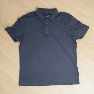 Armani Exchange Men's Navy Blue Short Sleeve Polo Shirt